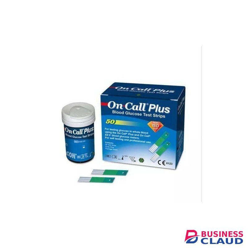 On Call Plus On Call Blood Glucose Test Strips 50 Strips