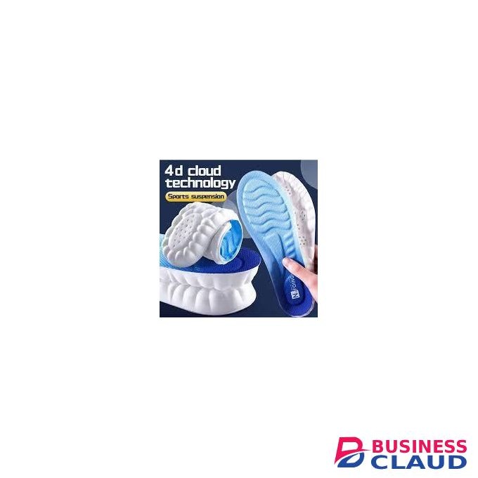 4D Cloud Technology Orthopedic Sports Insoles - Ultra-Soft Cushioning Shoe Pads for Running, Walking & Standing - Breathable High-Elasticity Massage Insoles for Men & Women