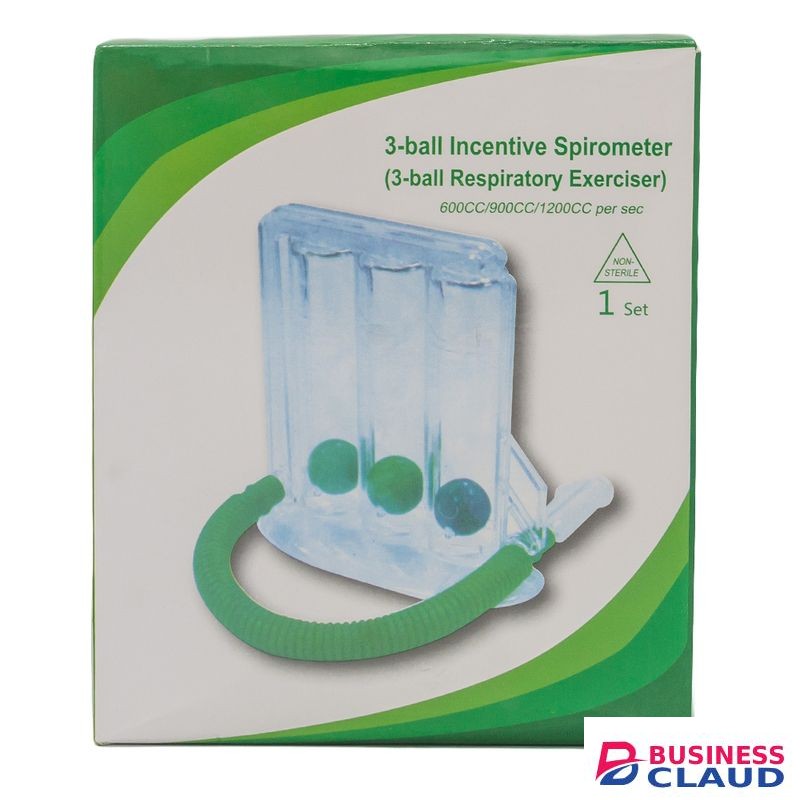 3 Ball Incentive Spirometer - Blue & Green