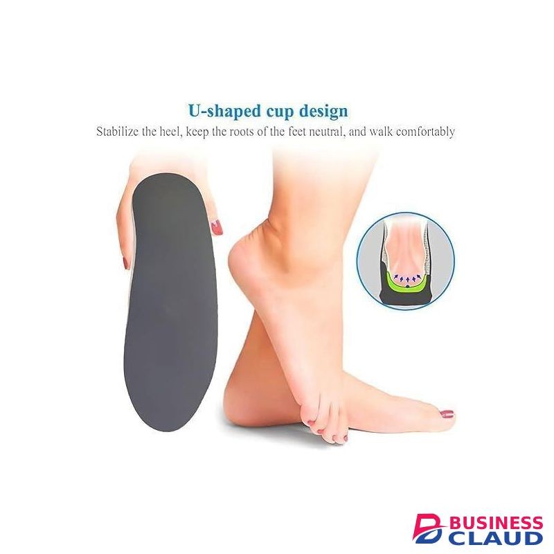 Size S 36-40 Plantar Fasciitis Insoles for Men & Women Arch Support Shoe Inserts for Flat Feet, Heel Pain & Overpronation – Orthotic, Comfortable Insoles for Walking, Work Boots & Daily Use