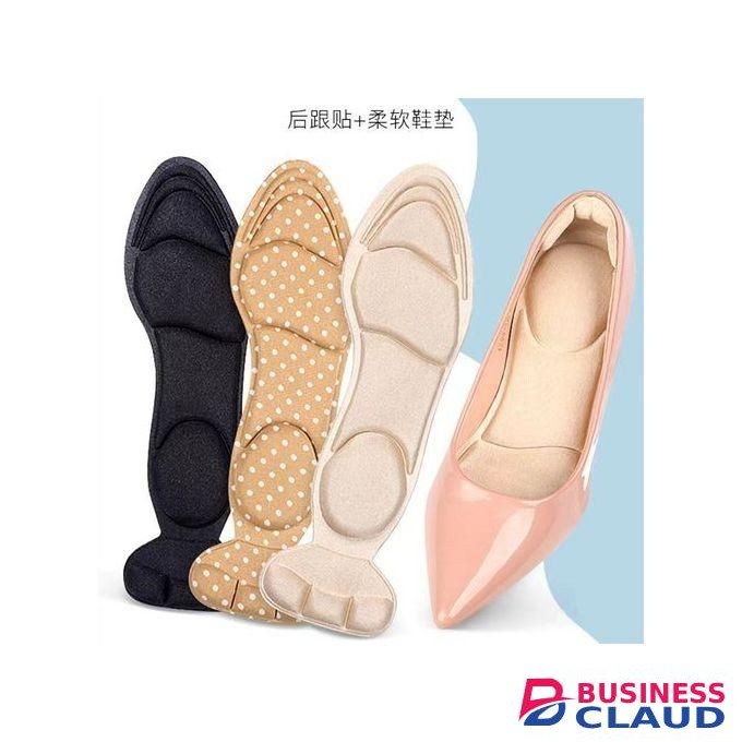 5D Insole Pad Inserts Heel Pumps Post Back Breathable Anti-slip For Women High Heel Shoes