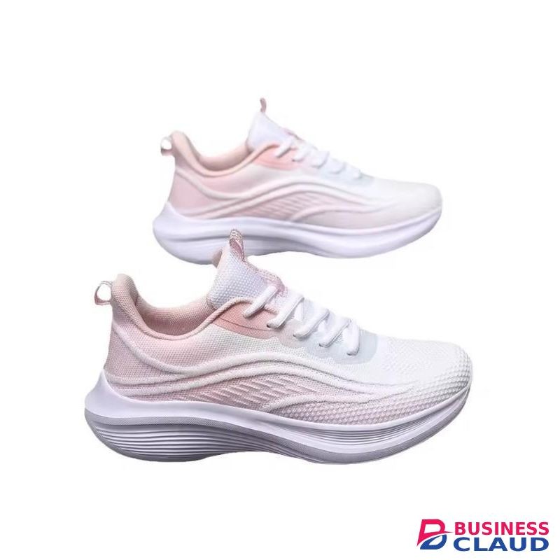 Women’s Lightweight Mesh Casual Sneakers – Gradient Color, Breathable Soft-Soled Comfortable Lace-Up Everyday Walking Shoes