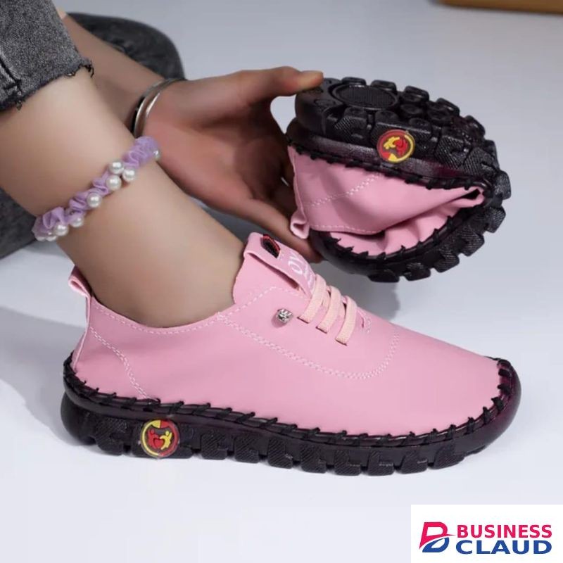 Women'S Stylish Casual Sneakers Comfortable Lightweight Soft Sole, Lace-Up Low-Top Design, All-Season Wear, Multiple Color Options, Durable PVC & TPR Sole, Perfect for Casual Attire, Ladies Sneakers