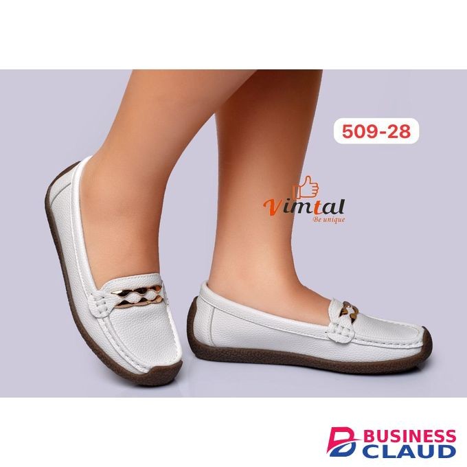 Loafer Ladies white comfortable shoes