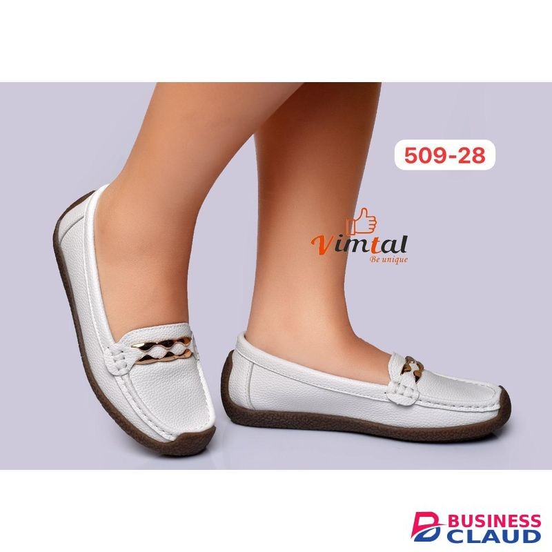 Loafer Ladies white comfortable shoes