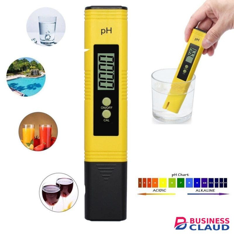 Portable Digital pH Meter for Water Quality Testing in Labs and Factories