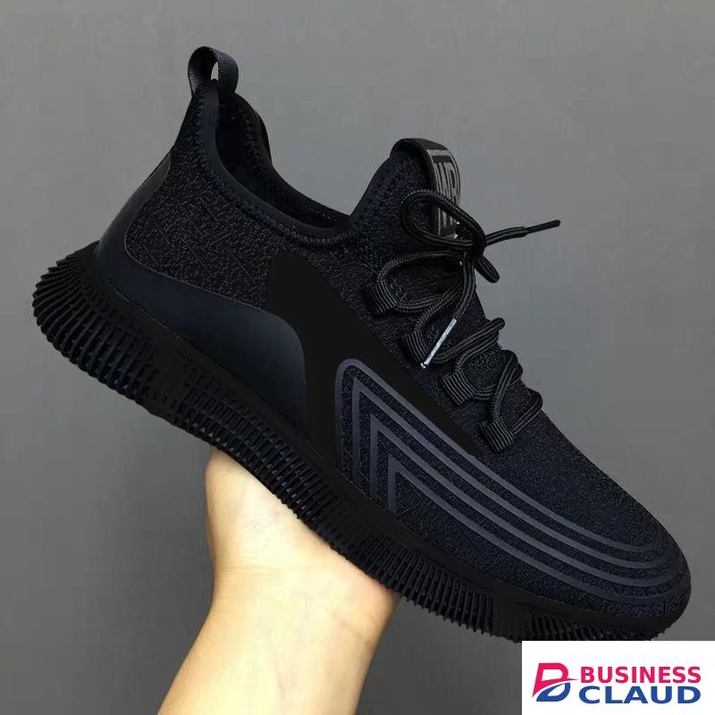 Men'S sneakers for men - work canvas - men shoes - comfortable shoes for walking- black