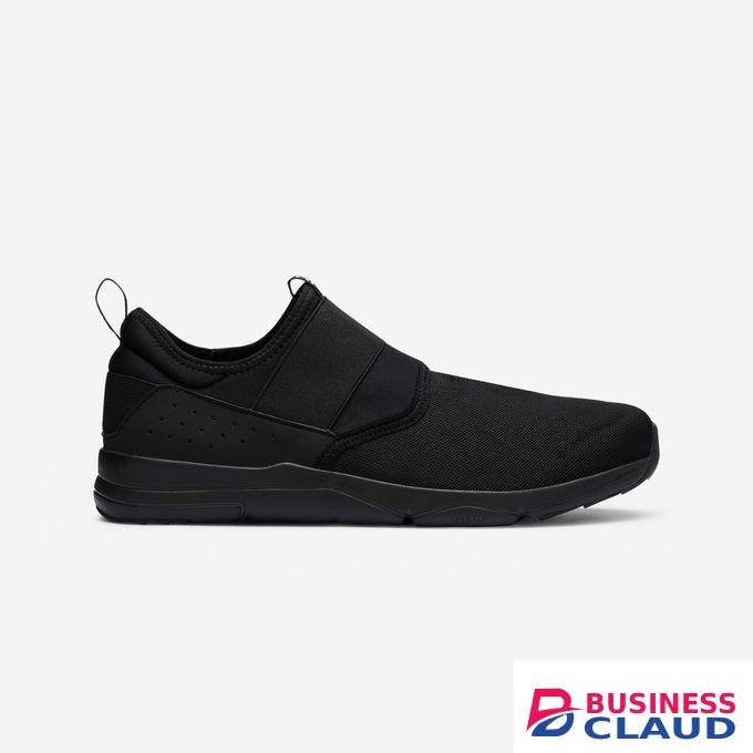 Decathlon PW 160 Slip-On Men's Fitness Walking Shoes - Black