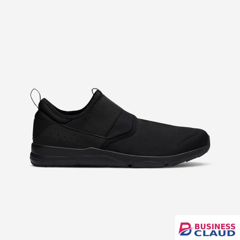 Decathlon PW 160 Slip-On Men's Fitness Walking Shoes - Black