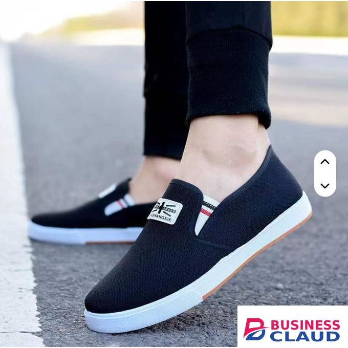 Men'S Men Comfy Casual Sneakers – Lightweight Canvas Shoes Orange
