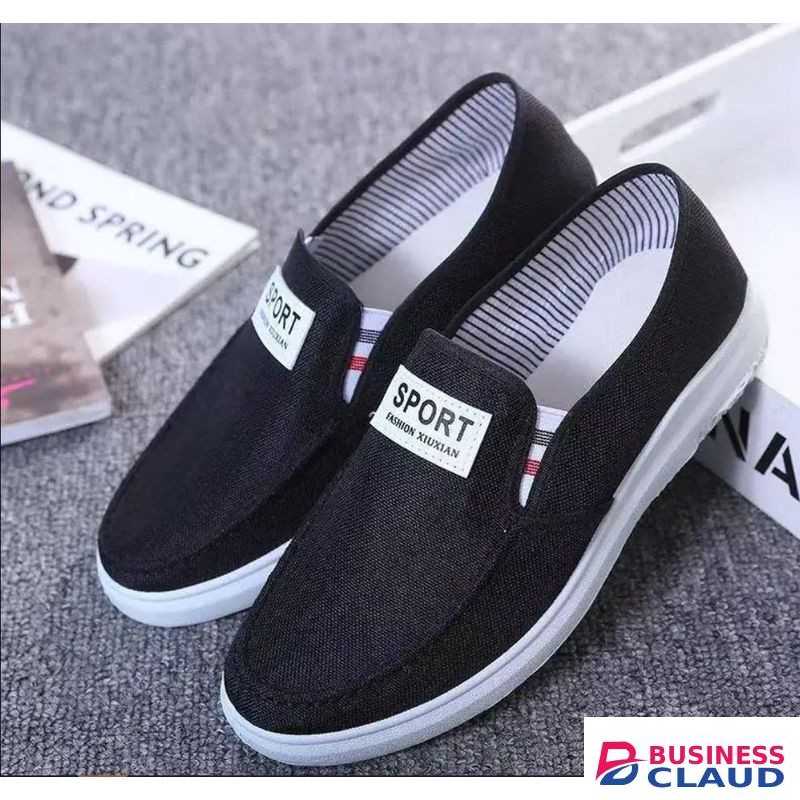 Men'S Men Comfy Casual Sneakers – Lightweight Canvas Shoes Orange
