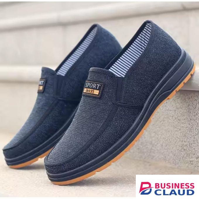 Men'S Men Sneakers – Canvas Casual Shoes – Black