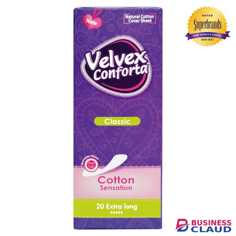 Velvex Conforta Panty Liners -Extra Long 20s