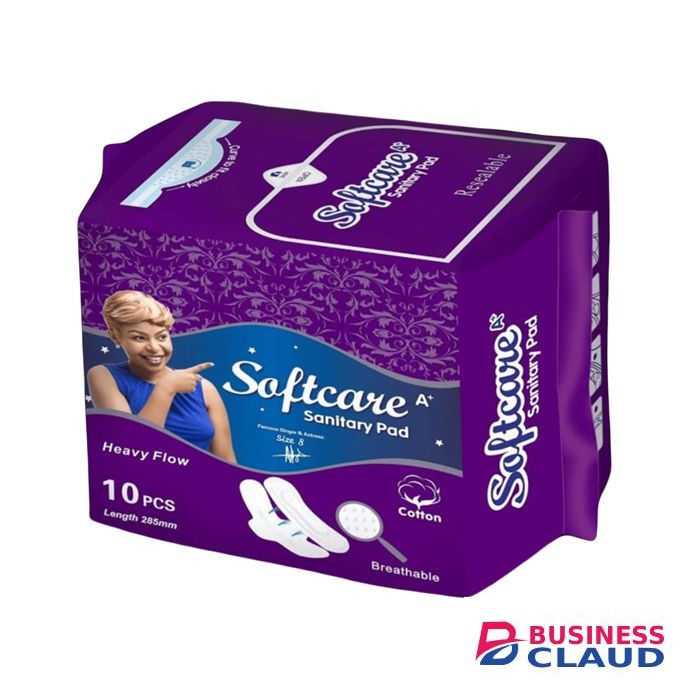 Softcare Softcare Maxi Thick Sanitary Pads 10 Count
