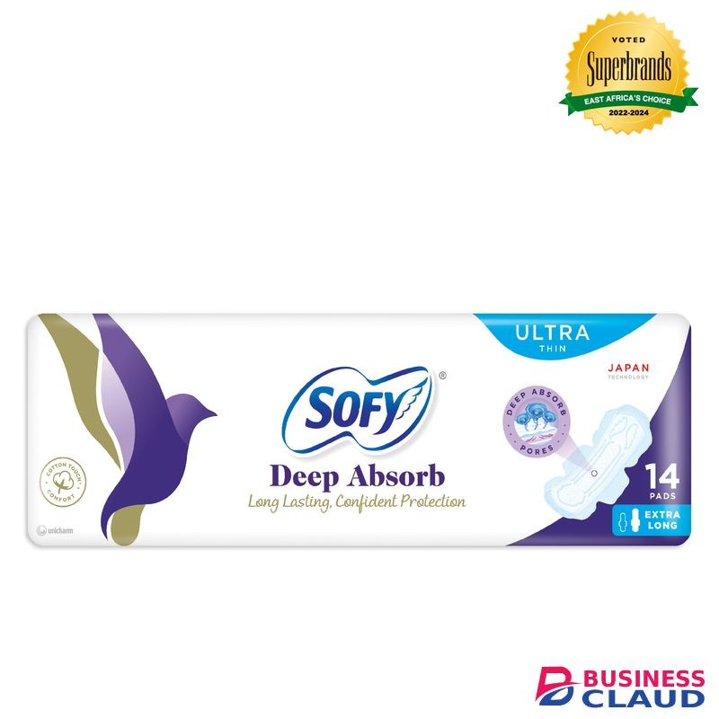 Sofy Deep Absorb Ultra-Thin Extra Long Sanitary Pads - 14 Pads