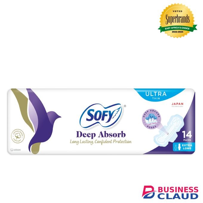 Sofy Deep Absorb Ultra-Thin Extra Long Sanitary Pads - 14 Pads