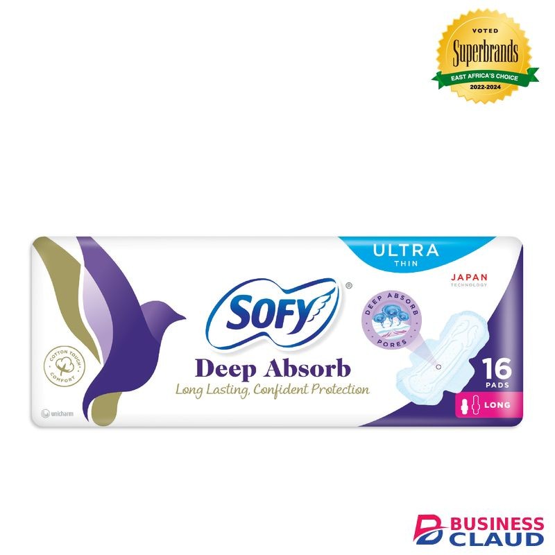 Sofy Deep Absorb Ultra-Thin Long Sanitary Pads - 16 Pads