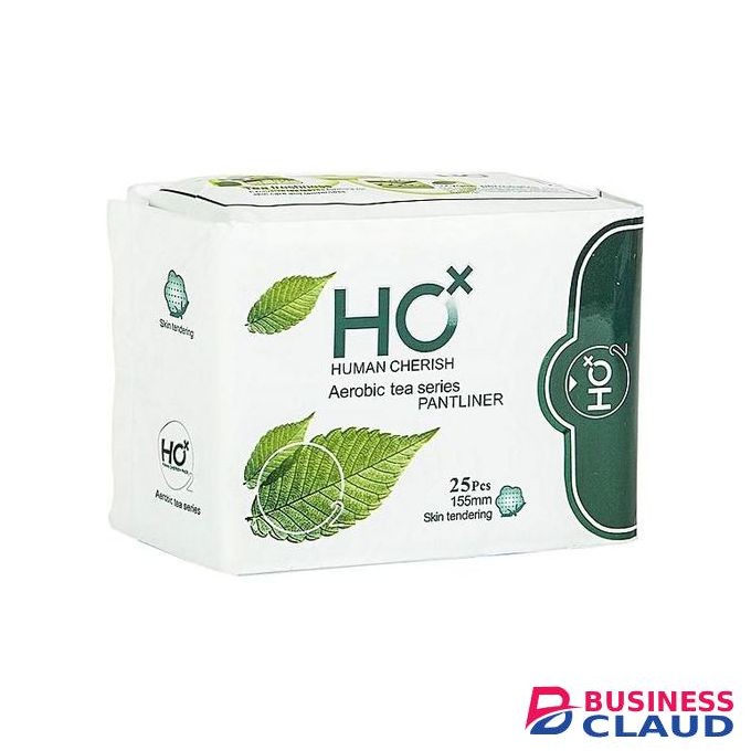 Human Cherish Aerobic Tea Series Panty Liners (155 MM) - 6 Pieces