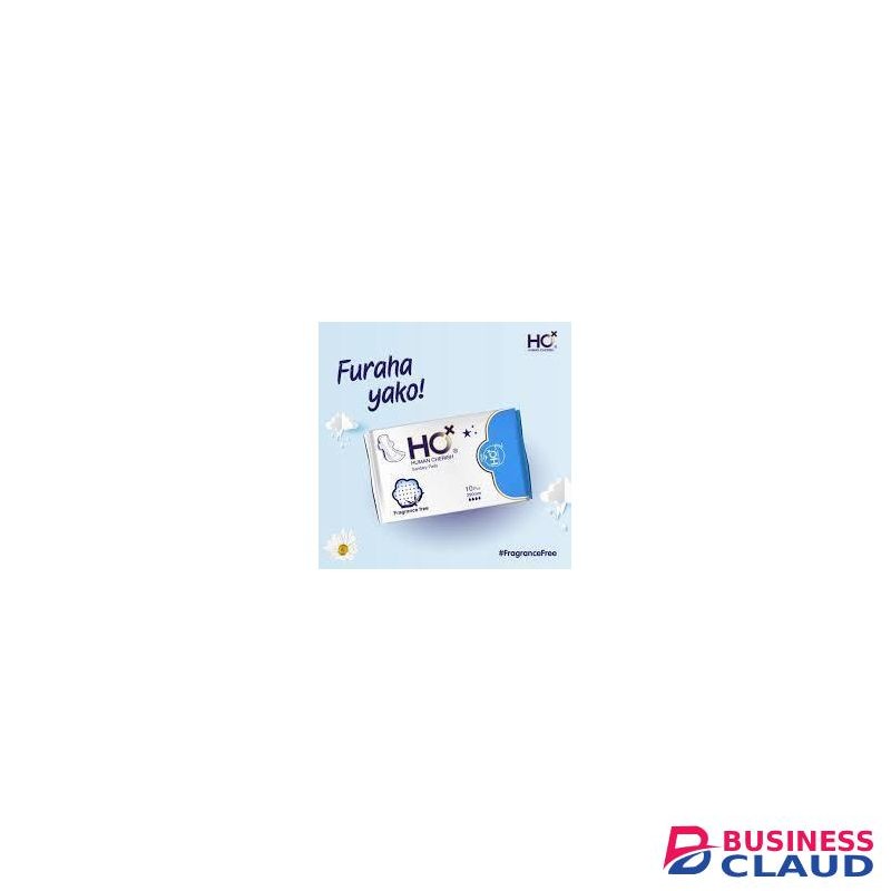 Human Cherish Fragrance Free Sanitary Pads 10pc