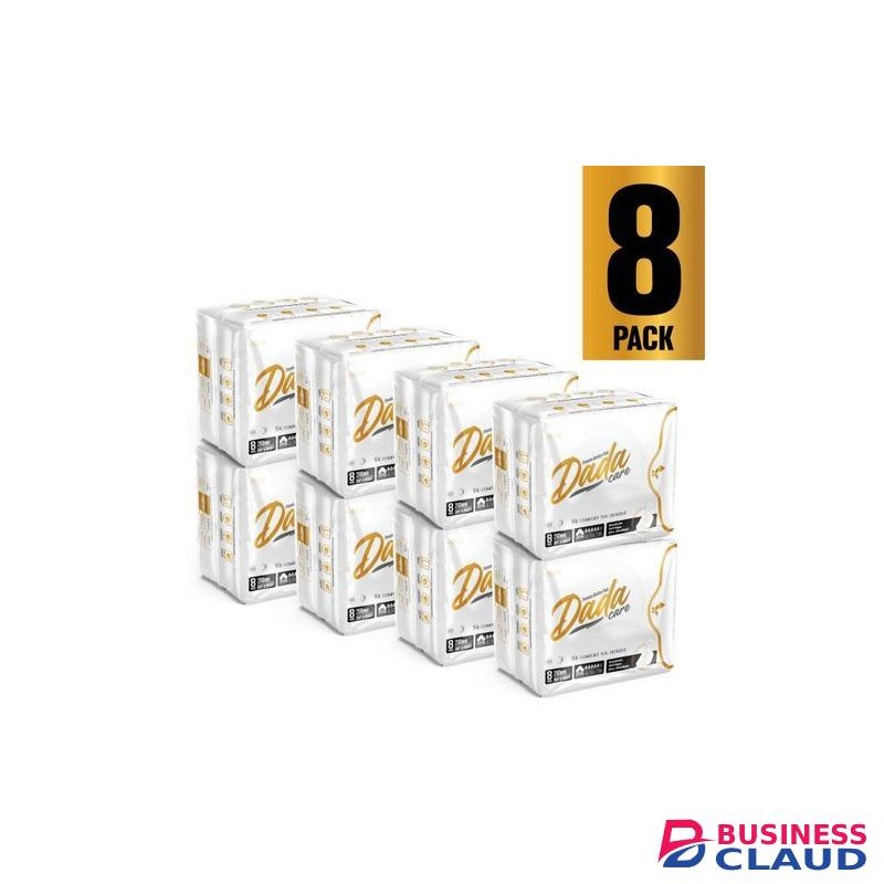 Dadacare Plus PREMIUM SANITARY PADS - 290mm - 8 PACK