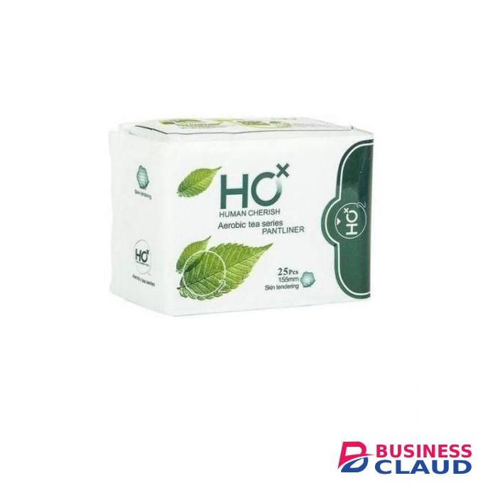 Human Cherish Aerobic Tea Sanitary Liners-25pcs Of 155mm