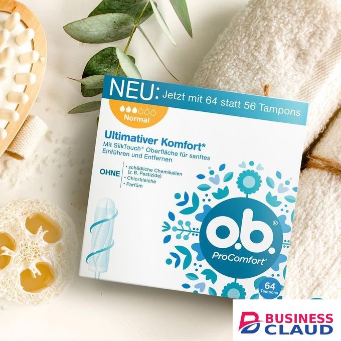 O.B. ProComfort Normal Tampon for Medium to Stronger Days, Ultimate Comfort* and Reliable Protection, Pack of 64 normal