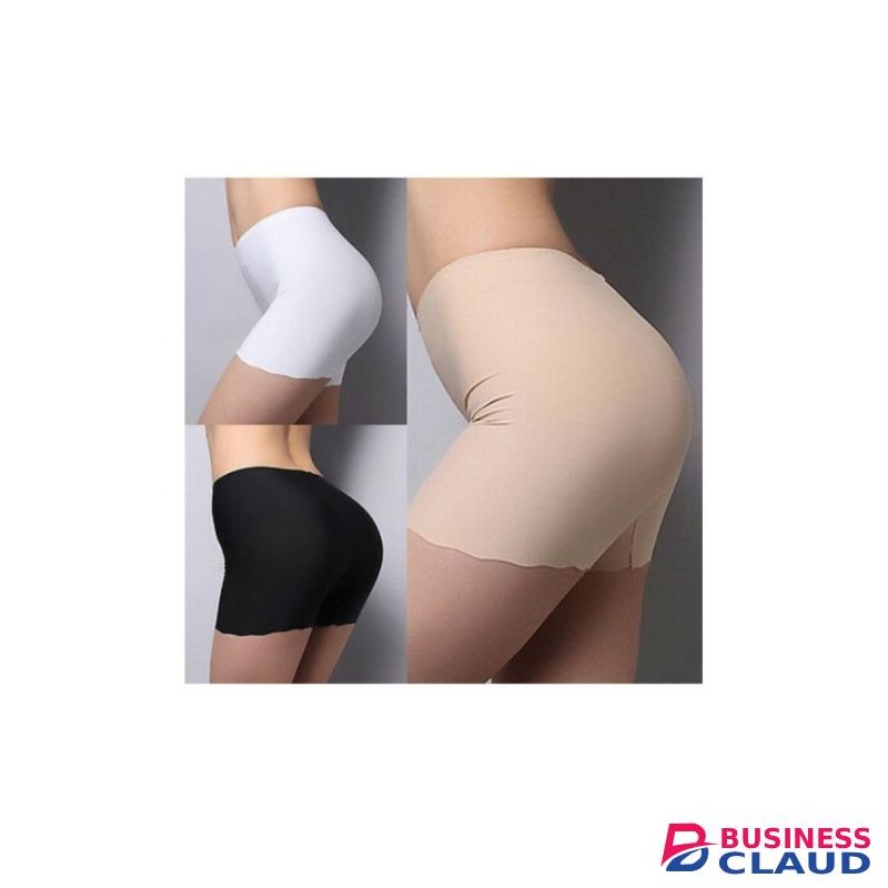Seamless Short Silk Bikers