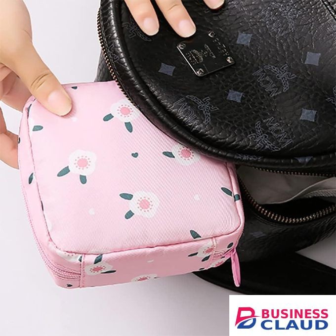 Period Bags for Teen Girls, Portable Sanitary Napkin Storage Bag for women