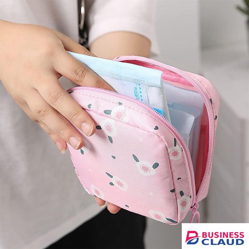 Period Bags for Teen Girls, Portable Sanitary Napkin Storage Bag for women