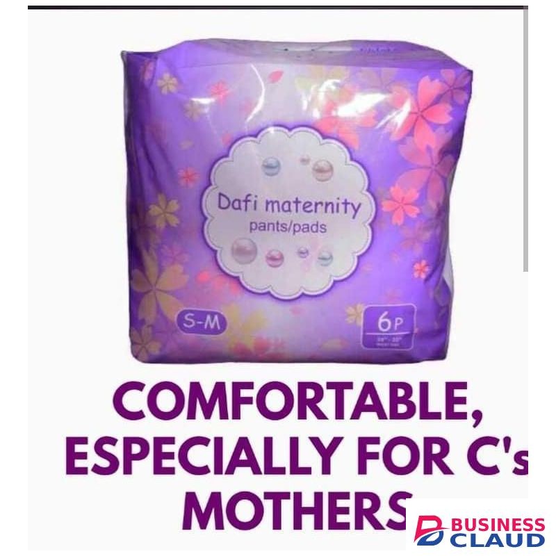 Dafi Disposable Maternity Pants/Pads - 6 PCs( M-L))