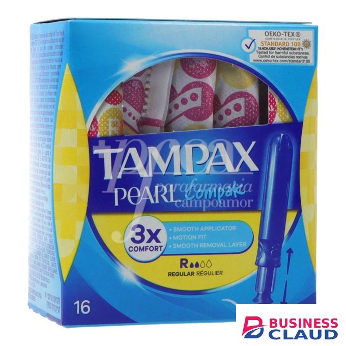 Tampax Compak Pearl Regular Applicator 18 Tampons