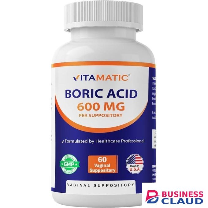 Organic BORIC ACID CAPSULES-* Treats Resistant Yeast Infections * Manages Chronic Bacterial Vaginosis (BV) * Balances Vaginal pH * Cost-Effective and Accessible * Addresses Rare Yeast Strains
