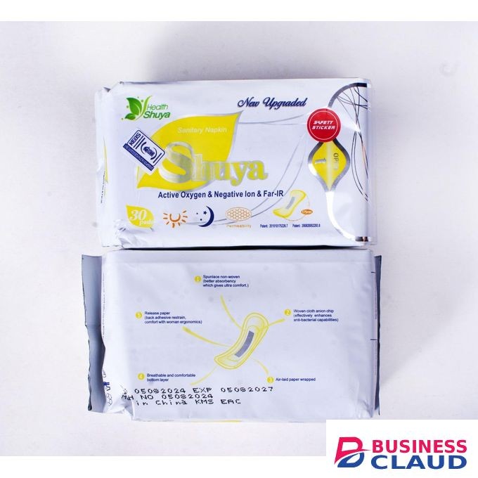 Natural Cotton Panty Liners For Women Without Wings, Negative Ion Pads, Chlorine Free, Herbal Scented, Length 175mm