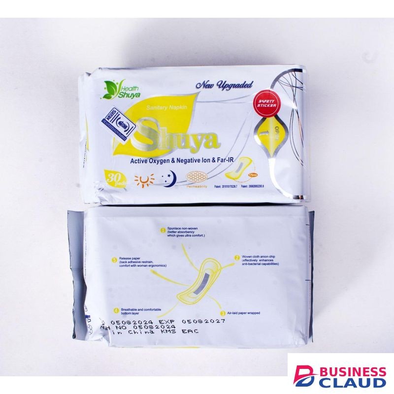 Natural Cotton Panty Liners For Women Without Wings, Negative Ion Pads, Chlorine Free, Herbal Scented, Length 175mm
