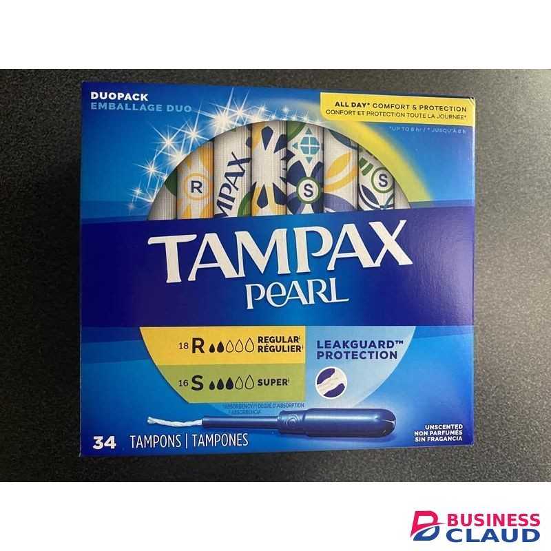 Tampax Pearl Duo Pack Regular/Super 34pack