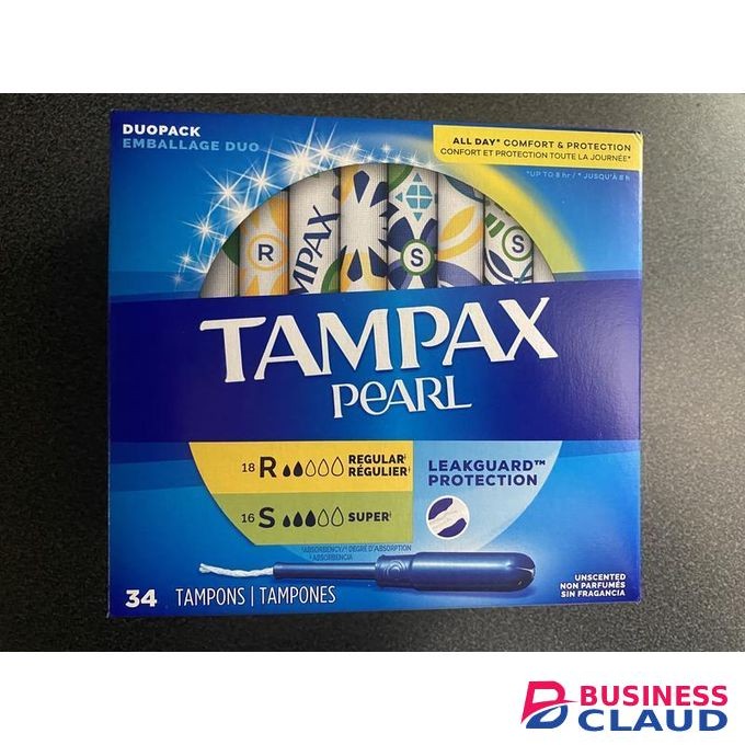 Tampax Pearl Duo Pack Regular/Super 34pack