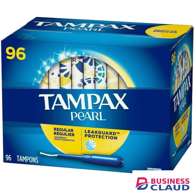 Tampax Pearl Regular Absorbency Unscented Tampons, 96 Count