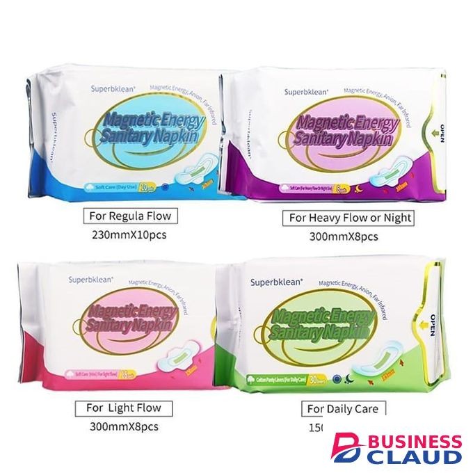 Longrich Full Cycle Sanitary Care Bundle – Normal + Night + Light + Pantyliners (4 Packs)”