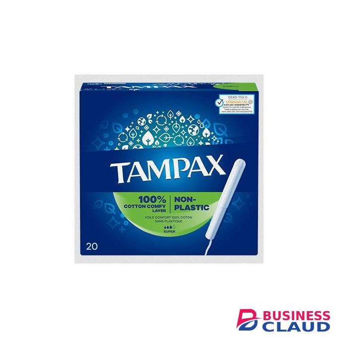 Tampax Cardboard Super Applicator Tampons