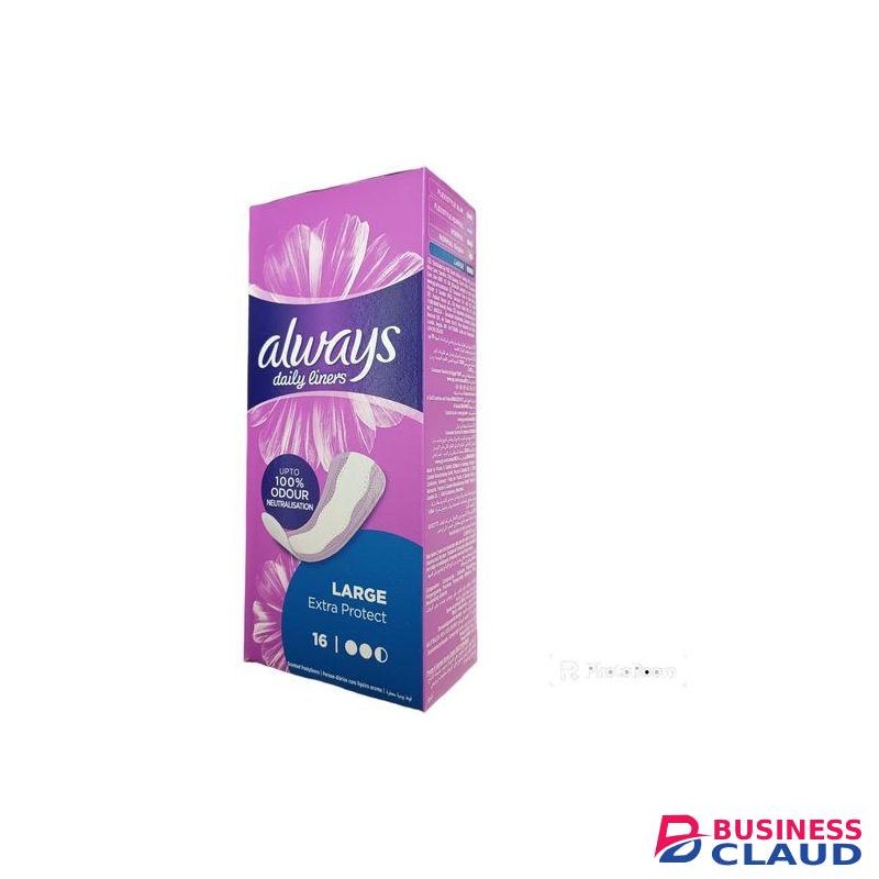Always DAILY LINERS Large Extra Protect UPTO 100% ODOUR NEUTRALIZATION Scented,,PLUS FREE GIFT.