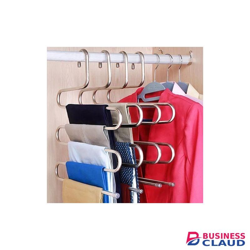 1/2/3/4/5/...S Shaped Trouser Pants Hangers Clothes Organizer