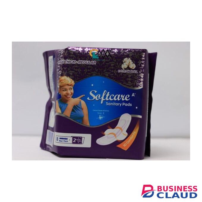 Softcare SANITARY PADS 8 MAXI THICK+2 PANTY LINERS
