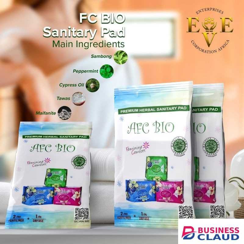 FC BIO PREMIUM HERBAL sanitary pads and panty liners