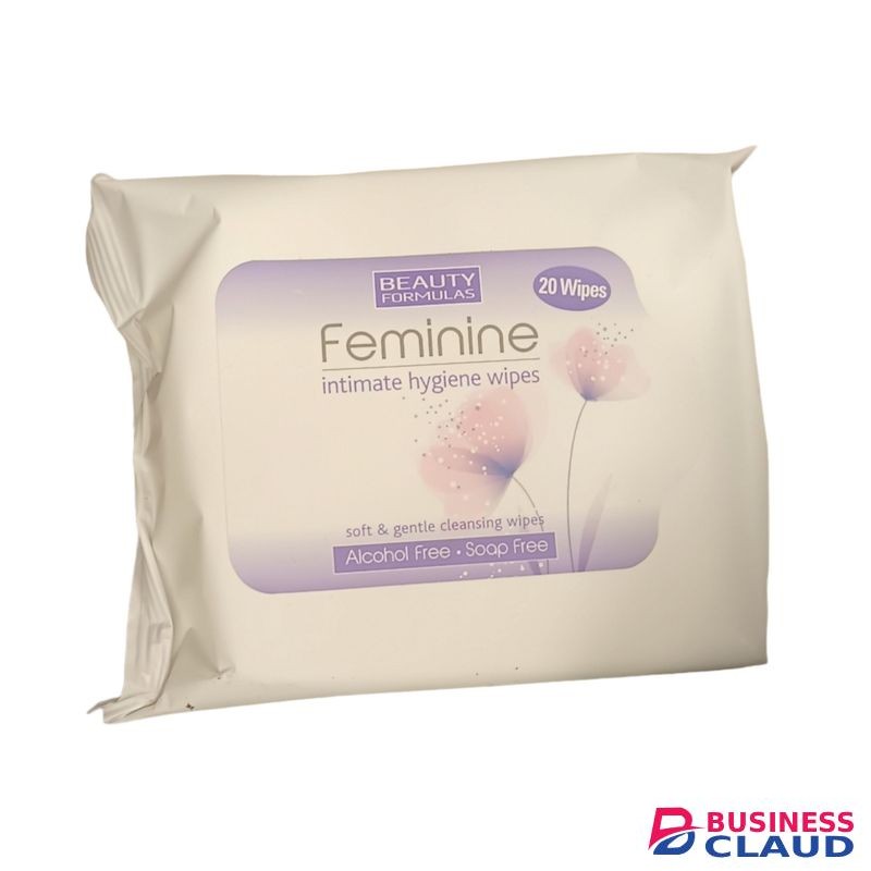 Beauty Formulas Feminine Intimate Hygiene Wipes SOFT & GENTLE ALCOHOL FREE ,