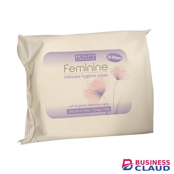 Beauty Formulas Feminine Intimate Hygiene Wipes SOFT & GENTLE ALCOHOL FREE ,