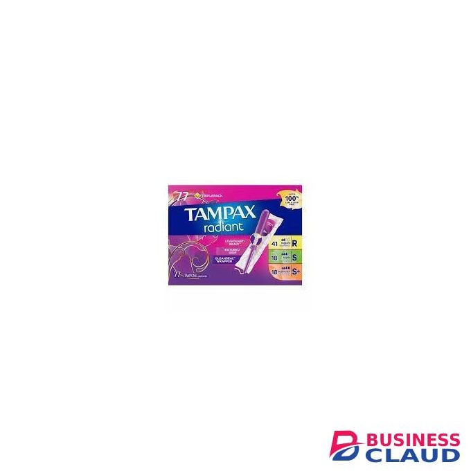 Tampax Radiant Triple Pack - 77 Tampons
