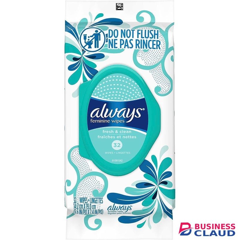 Always Feminine Wipes, Fresh & Clean, Soft Pack, 32 Count