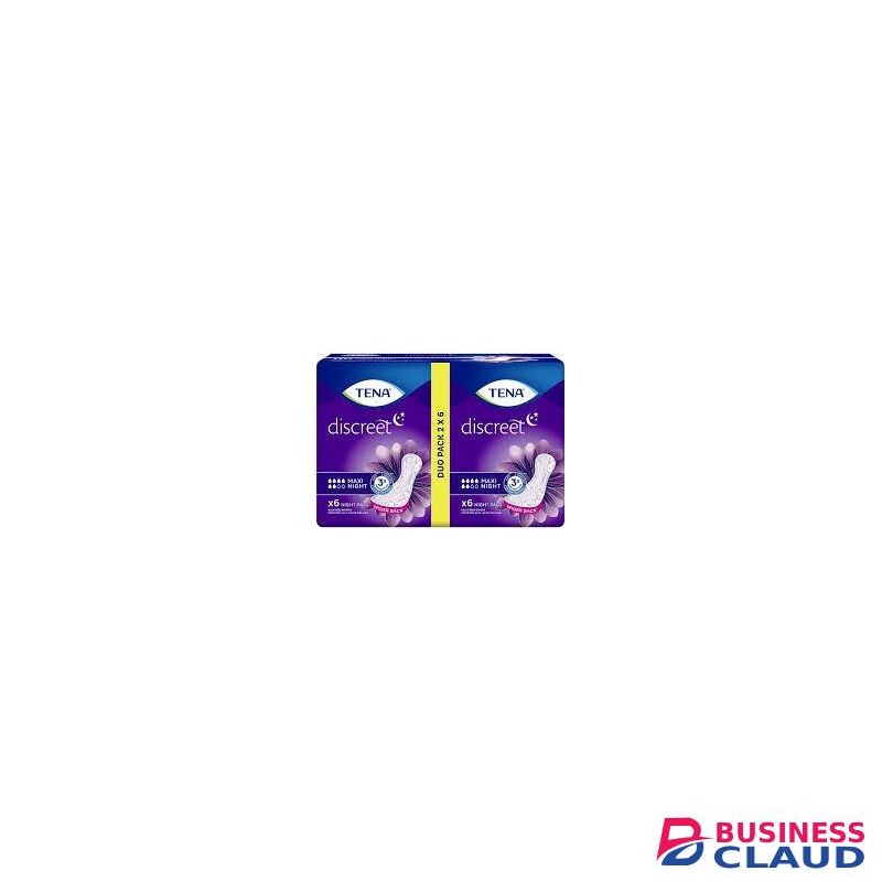 Tena Discreet Protect+ Maxi Night Duo Pack of 6 (12)