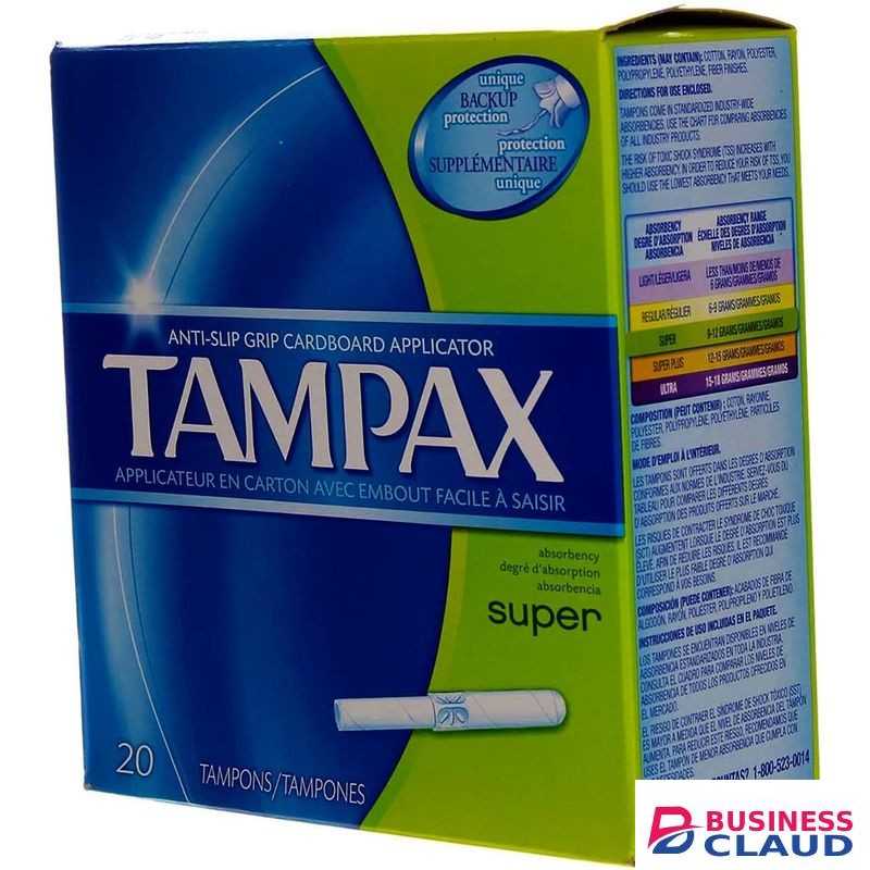 Tampax Super Absorbency Tampons With Flushable Applicator