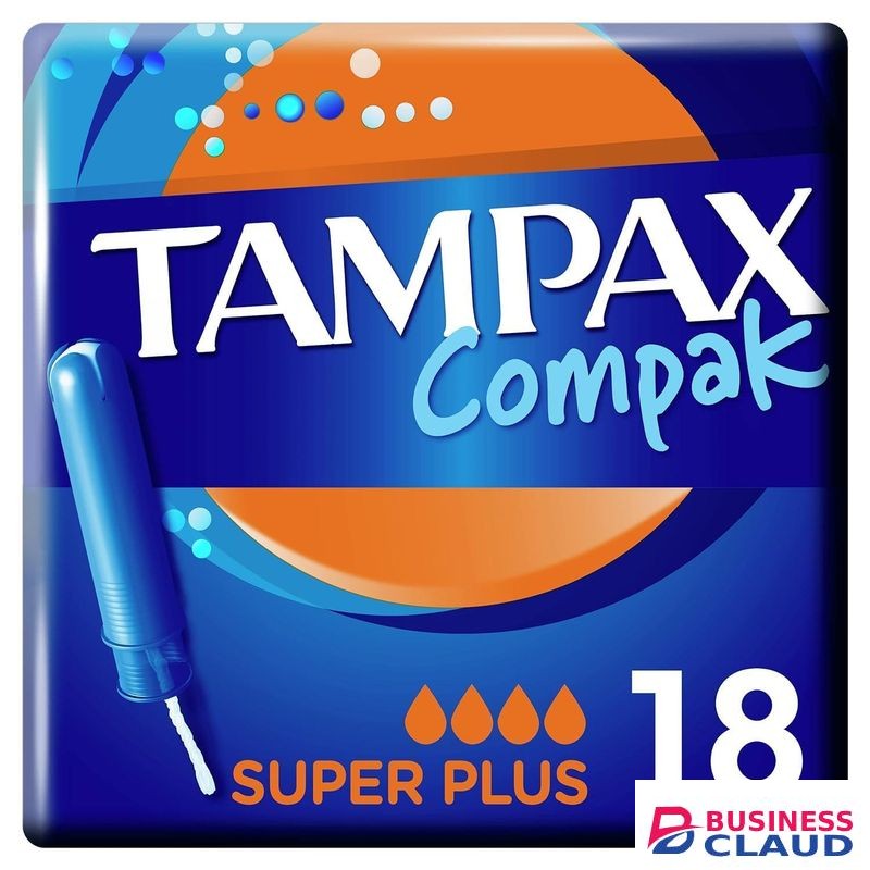 Tampax Compak Super Plus Tampons Applicator 18X